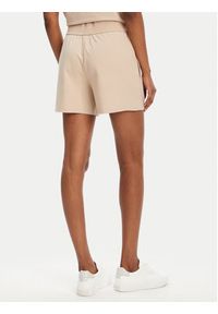 Hugo - HUGO Szorty sportowe 50490596 Beżowy Regular Fit. Kolor: beżowy. Materiał: bawełna #4