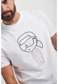 Karl Lagerfeld - T-shirt męski KARL LAGERFELD
