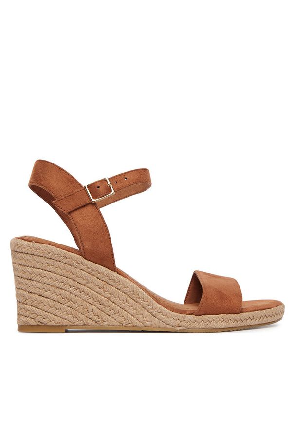 Espadryle Tamaris. Kolor: brązowy
