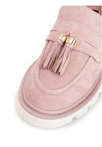 Gino Rossi Loafersy SIMON-115856. Różowy. Kolor: różowy. Materiał: zamsz, skóra #3