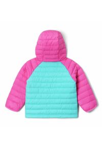 columbia - Kurtka Turystyczna Puchowa Dziecięca Columbia Powder Lite Boys Hooded Jacket. Kolor: różowy. Materiał: puch. Sezon: zima