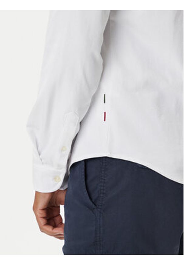 Aeronautica Militare Koszula 252CA1265UP00342 Biały Regular Fit. Kolor: biały. Materiał: bawełna