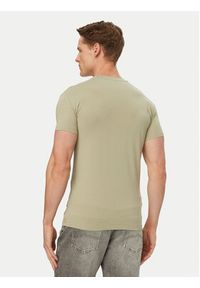 Emporio Armani Underwear T-Shirt EM000375 AF18890 U8046 Zielony Slim Fit. Kolor: zielony. Materiał: bawełna #4