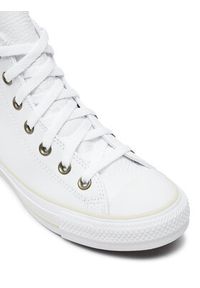 Converse Trampki Chuck Taylor All Star Leather A08583C Biały. Kolor: biały. Materiał: skóra #6