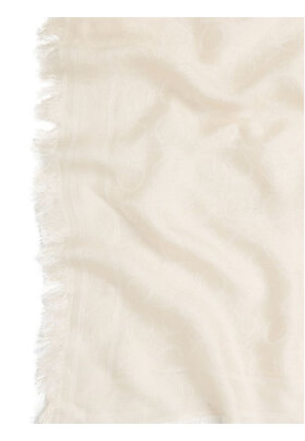 Calvin Klein Chusta Monogram Jacquard Scarf K60K608779 Biały. Kolor: biały. Materiał: materiał