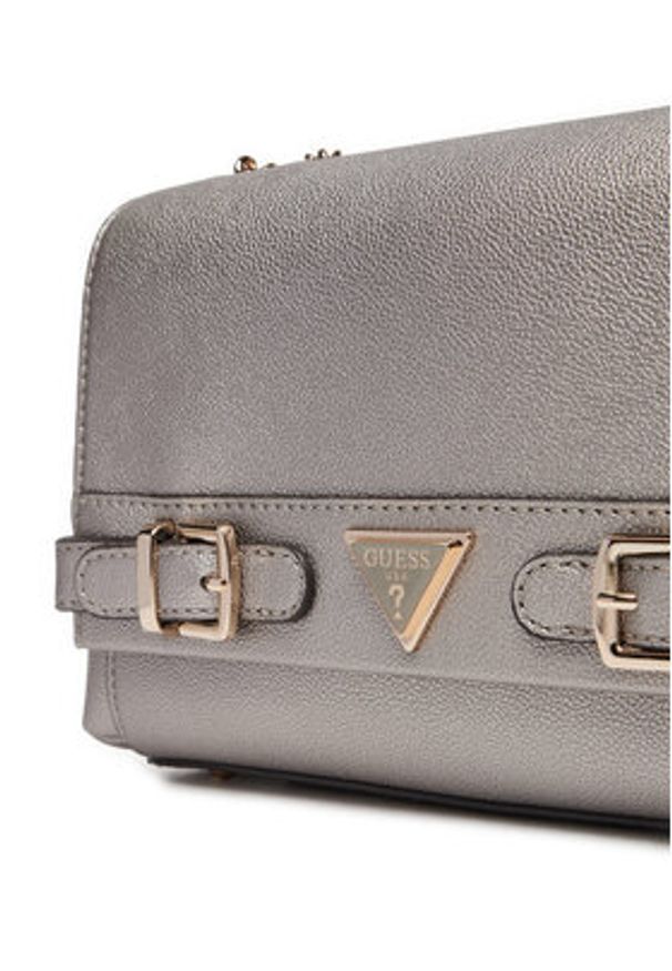 Guess Torebka HWEBM9 51121 Srebrny. Kolor: srebrny. Materiał: skórzane