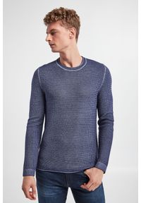 Sweter męski wełniany JOOP!. Materiał: wełna. Wzór: prążki