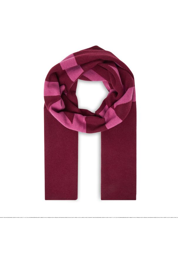 Pinko - PINKO Szalik Serbia 105988 A2Z5 Bordowy. Kolor: czerwony. Materiał: materiał, wełna