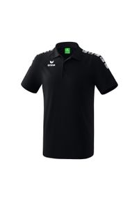ERIMA - Polo 5-C dziecko Erima Essential. Typ kołnierza: polo. Kolor: biały, wielokolorowy, czarny. Sport: fitness