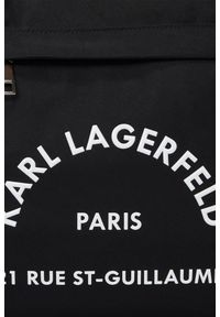 Karl Lagerfeld - KARL LAGERFELD Сzarna torba podróżna K/rsg Nylon. Kolor: czarny. Materiał: nylon #6