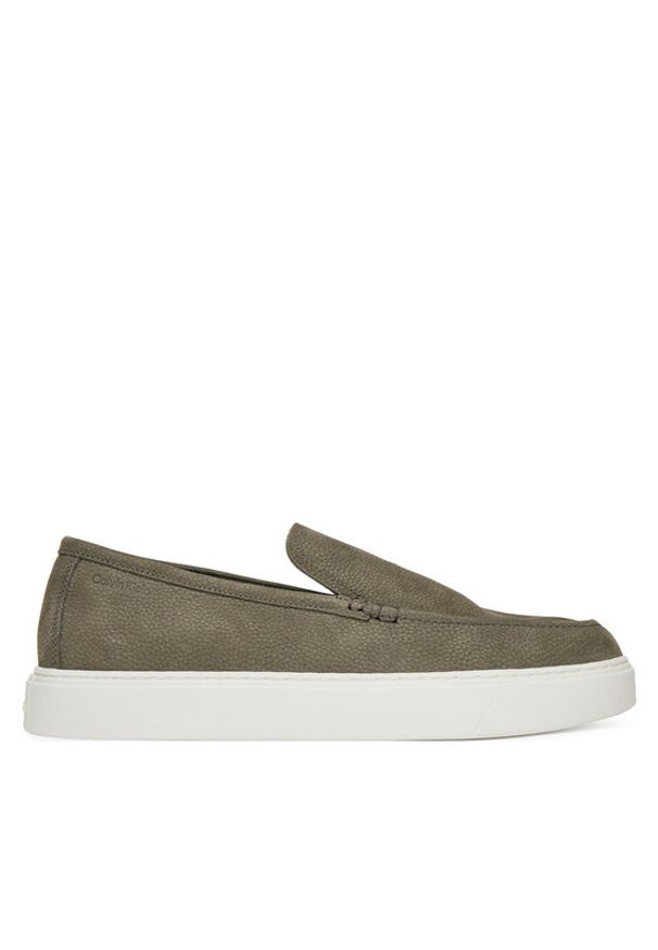Calvin Klein Mokasyny Hybrid Moccasin Nu HM0HM01902 Zielony. Kolor: zielony. Materiał: skóra