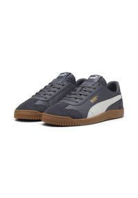 Puma - Sneakersy PUMA Club 5v5 PUMA Galactic Gray Feather Gold. Okazja: na co dzień. Kolor: wielokolorowy, żółty, szary. Materiał: skóra, syntetyk, tkanina, materiał