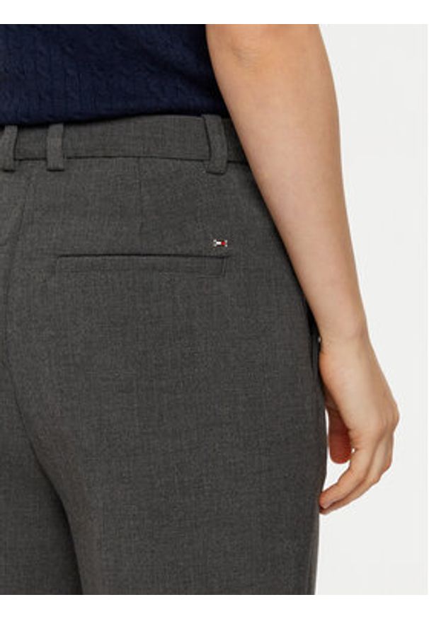 TOMMY HILFIGER - Tommy Hilfiger Chinosy WW0WW44090 Szary Regular Fit. Kolor: szary. Materiał: syntetyk
