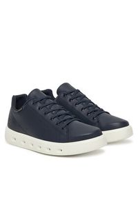 ecco - ECCO Sneakersy Street 720 52088401038 Granatowy. Kolor: niebieski. Materiał: skóra #7