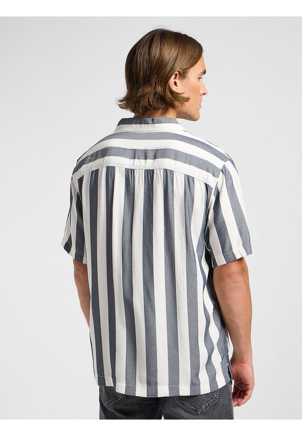 Lee - LEE MĘSKA KOSZULA LEE RESORT SHIRT RIVET NAVY 112364214