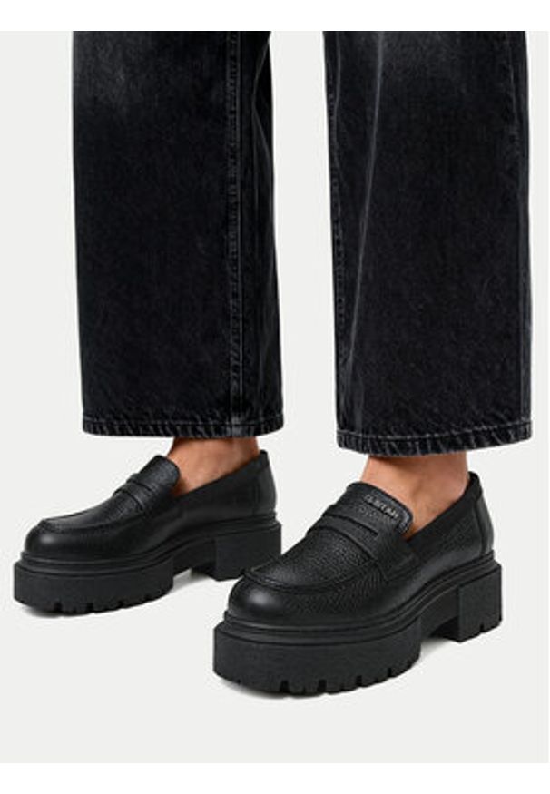 G-Star RAW - G-Star Raw Loafersy CEO-WB-ADELA-13 Czarny. Kolor: czarny. Materiał: skóra