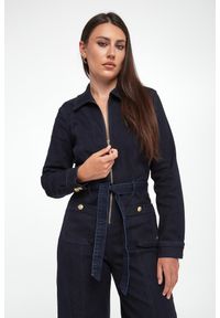 Joseph Ribkoff - Kombinezon damski jeansowy JOSEPH RIBKOFF. Materiał: jeans #4