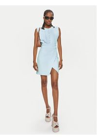 MVP Wardrobe Body MVPE4BO094.0CP0037 Granatowy Shirt Fit. Kolor: niebieski. Materiał: wiskoza #6