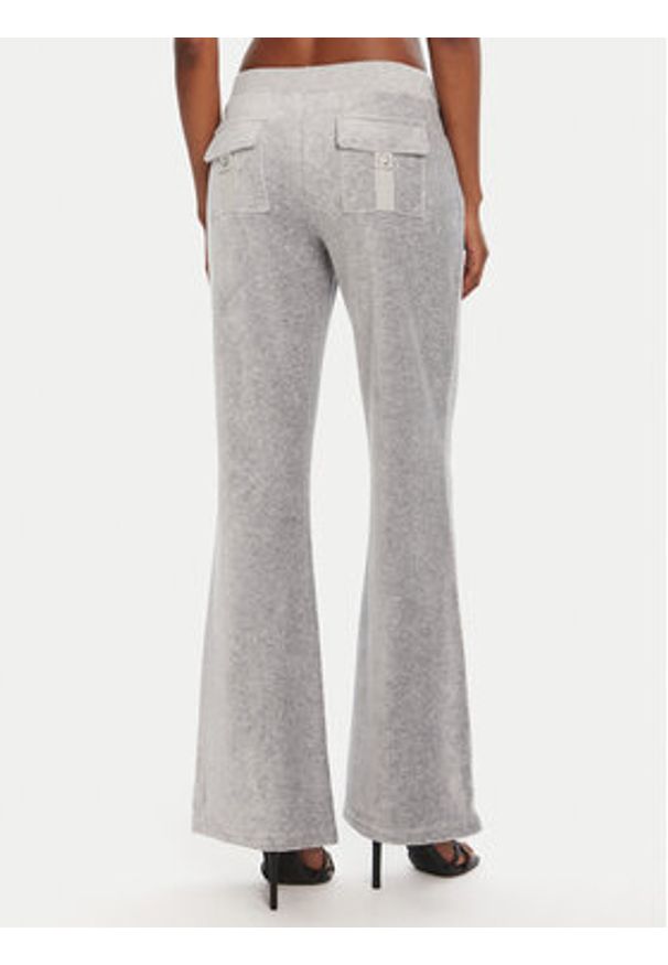 Juicy Couture Spodnie dresowe Caisa JCSEBJ008 Szary Slim Fit. Kolor: szary. Materiał: bawełna