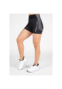GORILLA WEAR - Selah Bezszwowe Szorty - Czarny. Kolor: czarny. Sport: fitness #1