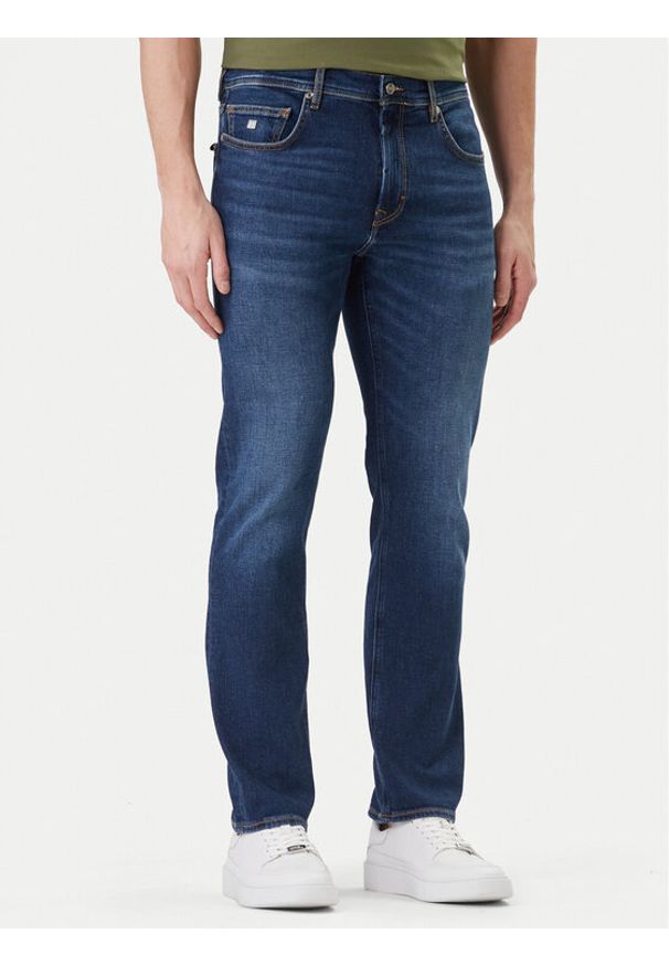 Karl Lagerfeld - KARL LAGERFELD Jeansy 265501 500890 Niebieski Regular Fit. Kolor: niebieski