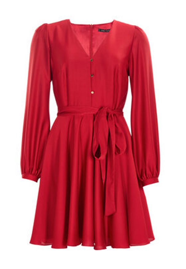 Swing Sukienka koktajlowa 5AI13900 Czerwony Regular Fit. Kolor: czerwony. Materiał: syntetyk. Styl: wizytowy