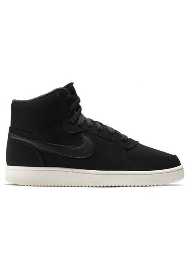 Buty do chodzenia damskie Nike Wmns Ebernon Mid Se. Zapięcie: sznurówki. Kolor: czarny. Materiał: materiał. Szerokość cholewki: normalna. Sport: turystyka piesza