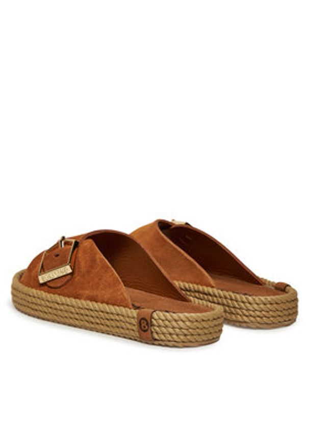 Bohonomad Klapki Casablanca CAS.12-00055 Brązowy. Kolor: brązowy. Materiał: zamsz, skóra