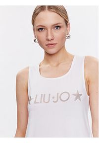 Liu Jo Beachwear Top VA3100 J5360 Biały Regular Fit. Kolor: biały. Materiał: wiskoza