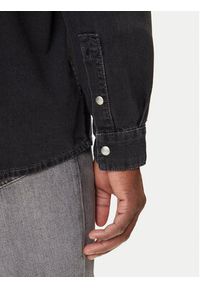 Karl Lagerfeld Jeans Koszula jeansowa A3M16001 Czarny Regular Fit. Kolor: czarny. Materiał: bawełna #5