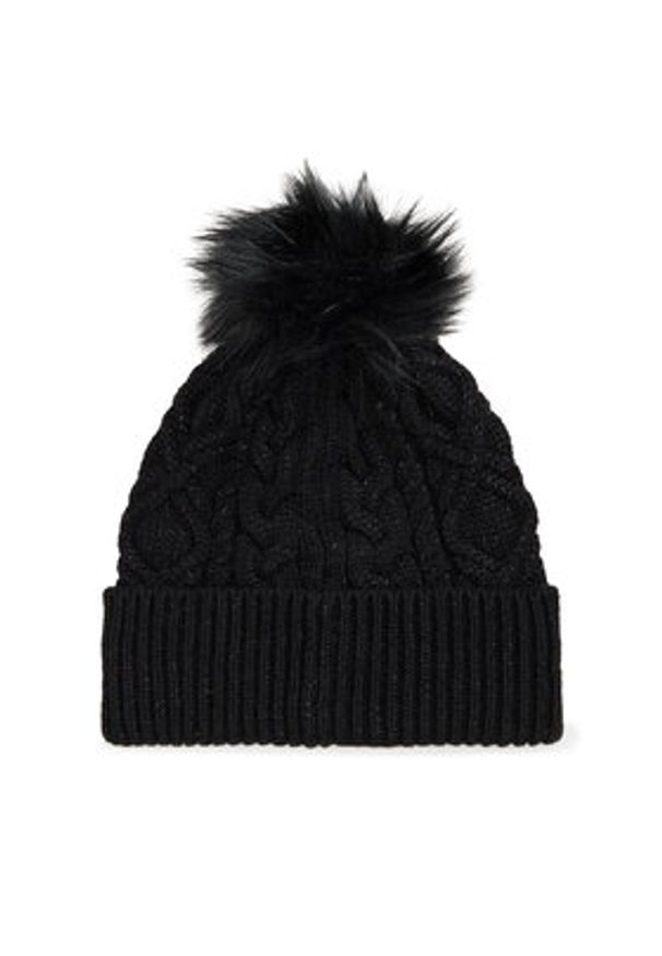 Lauren Ralph Lauren - LAUREN RALPH LAUREN Czapka 454P04857001 Czarny. Kolor: czarny. Materiał: materiał, poliester