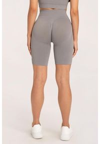 GYM GLAMOUR - Bikery fitness damskie Gym Glamour push up 2.0. Kolor: szary. Sport: fitness