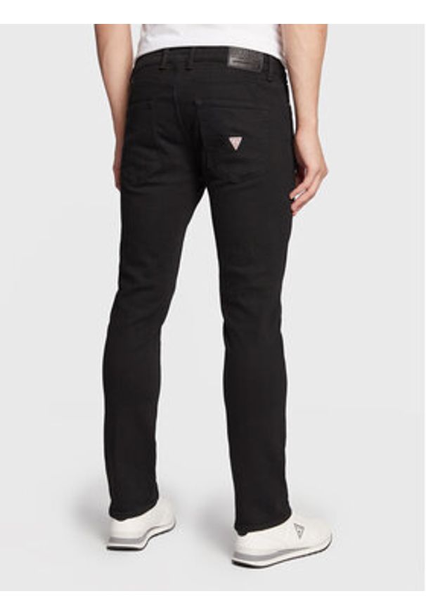 Guess Jeansy Angels M2YAN2 D4Q51 Czarny Slim Fit. Kolor: czarny