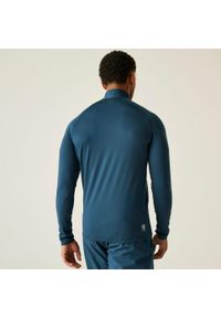DARE 2B - Bluza turystyczna męska Dare 2B Fuse Up II termoaktywna. Kolor: szary, niebieski, wielokolorowy. Sezon: zima. Sport: turystyka piesza, narciarstwo