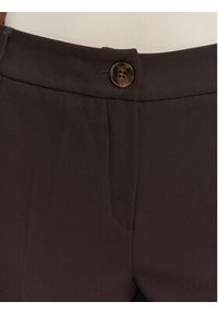 Marella Spodnie materiałowe Amico2 2625136291 Brązowy ciemny Straight Fit. Kolor: brązowy. Materiał: syntetyk #3
