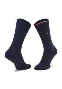 TOMMY HILFIGER - Tommy Hilfiger Skarpety długie 100001496 Granatowy. Kolor: niebieski. Materiał: materiał #2