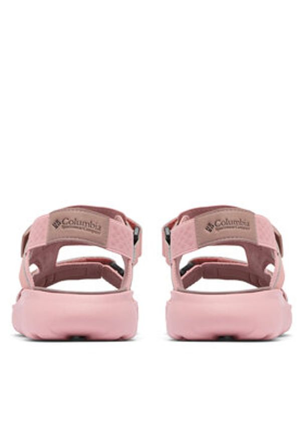 columbia - Columbia Sandały Peakfreak Roam 2108831 Czerwony. Kolor: czerwony. Materiał: skóra