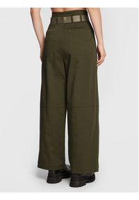 Pinko Spodnie materiałowe Penni 1G189X A054 Zielony Relaxed Fit. Kolor: zielony. Materiał: materiał, bawełna #3