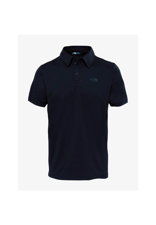 Koszulka turystyczna męska The North Face M Tanken Polo. Typ kołnierza: polo. Kolor: czarny. Sport: turystyka piesza