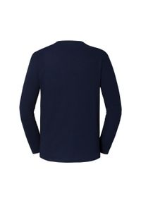 FRUIT OF THE LOOM - Koszulka Z Długim Rękawem Unisex Dla Dorosłych Iconic 195. Kolor: niebieski. Długość rękawa: długi rękaw. Długość: długie