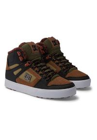 DC Shoes - Buty męskie DC Pure High-Top. Kolor: brązowy