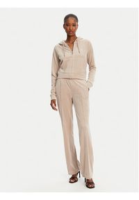 Juicy Couture Bluza Madison JCWA122001 Beżowy Slim Fit. Kolor: beżowy. Materiał: syntetyk #3