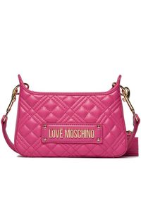Love Moschino - LOVE MOSCHINO Torebka JC4161PP0HLA0604 Różowy. Kolor: różowy. Materiał: skórzane