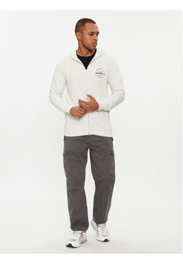 Jack & Jones Bluza Forest 12249238 Szary Standard Fit. Kolor: szary. Materiał: syntetyk, bawełna