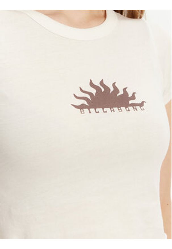 Billabong Top EBJZT00436 Biały Regular Fit. Kolor: biały. Materiał: bawełna