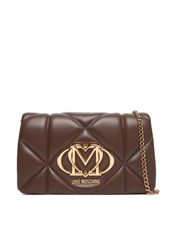 Love Moschino - Torebka LOVE MOSCHINO. Kolor: brązowy