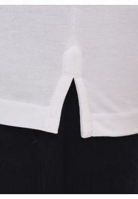 Pako Lorente - PAKO LORENTE - Biały gładki t-shirt polo. Okazja: na co dzień. Typ kołnierza: polo. Kolor: niebieski, biały, czarny. Materiał: bawełna. Wzór: gładki. Styl: casual #6