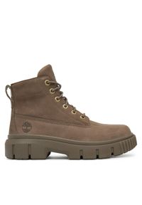Timberland Trapery Greyfield TB0A2FT6EM51 Khaki. Kolor: brązowy. Materiał: nubuk, skóra