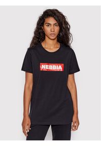 NEBBIA T-Shirt 592 Czarny Regular Fit. Kolor: czarny. Materiał: bawełna #1