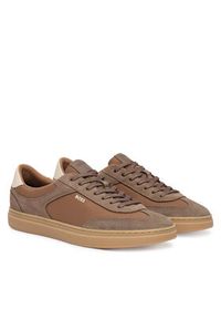 BOSS Sneakersy Kieran 50567947 Beżowy. Kolor: beżowy. Materiał: skóra, zamsz #4